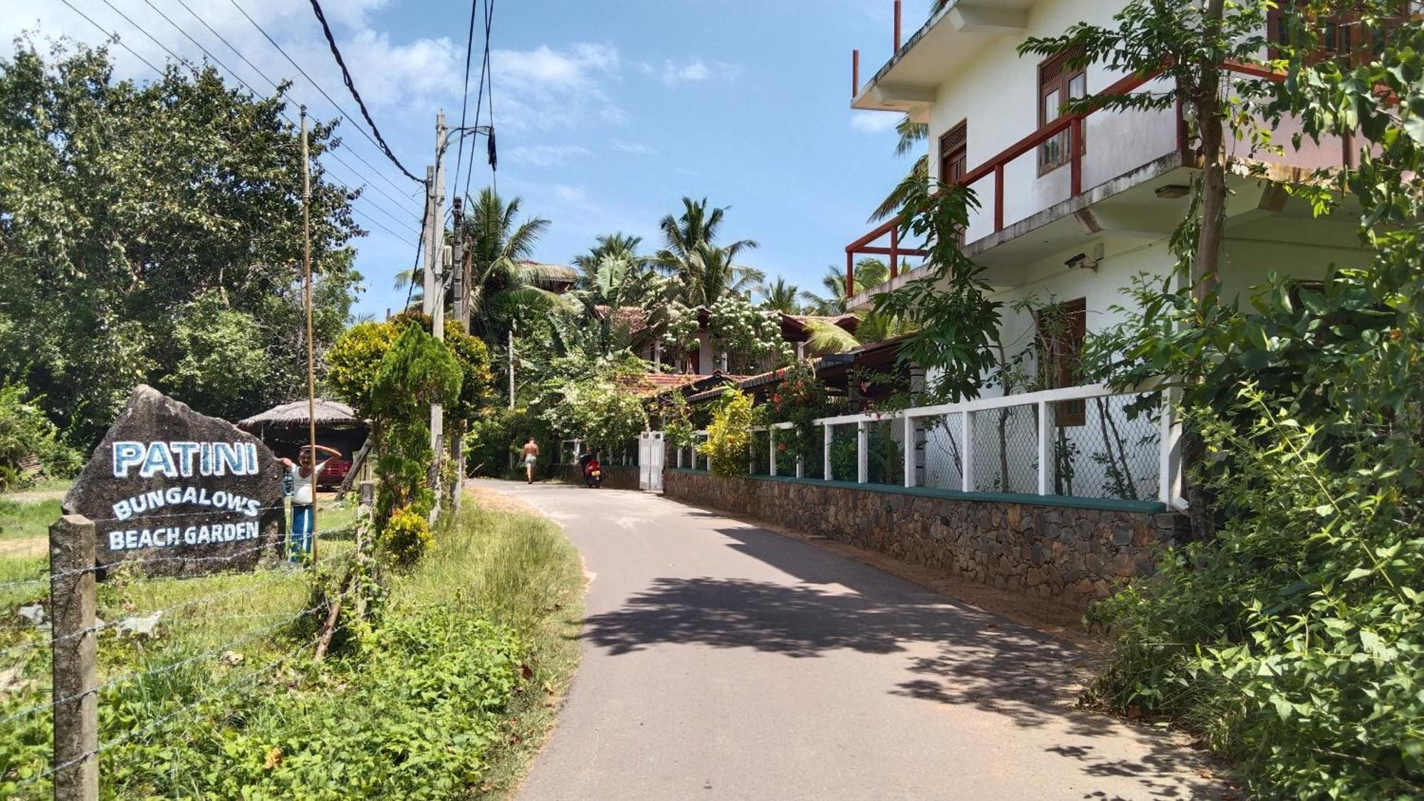 Patini Bungalows - Beach Garden Tangalle Exteriör bild